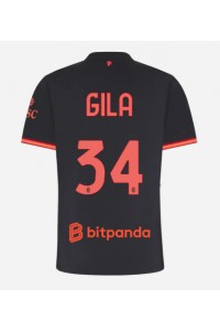 AC Milan Mario Gila #34 Jalkapallovaatteet Naisten Kolmaspaita 2026-27 Lyhythihainen